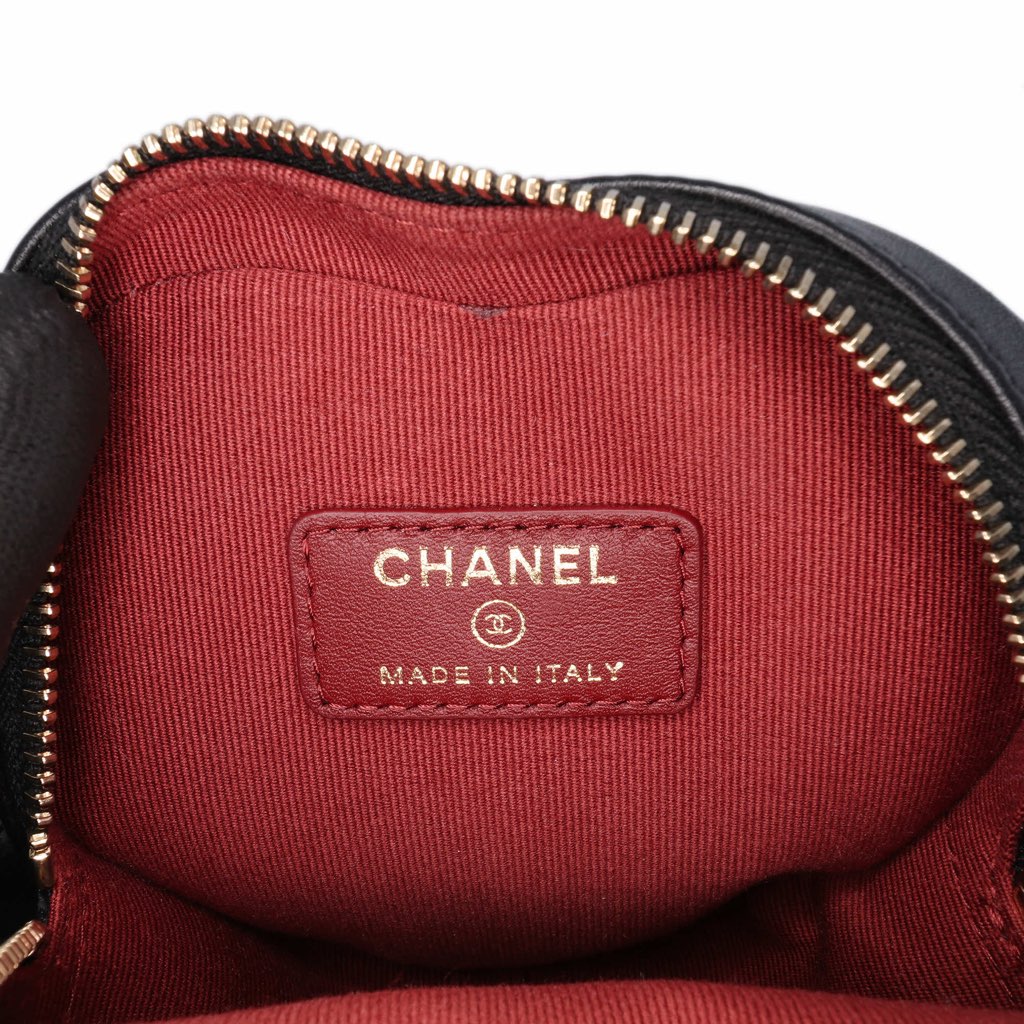Chanel Mini Lambskin CC in Love Heart Belt Bag - 5