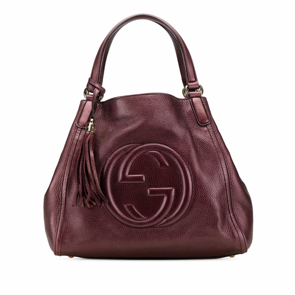 Gucci Medium Leather Soho Cellarius Tote