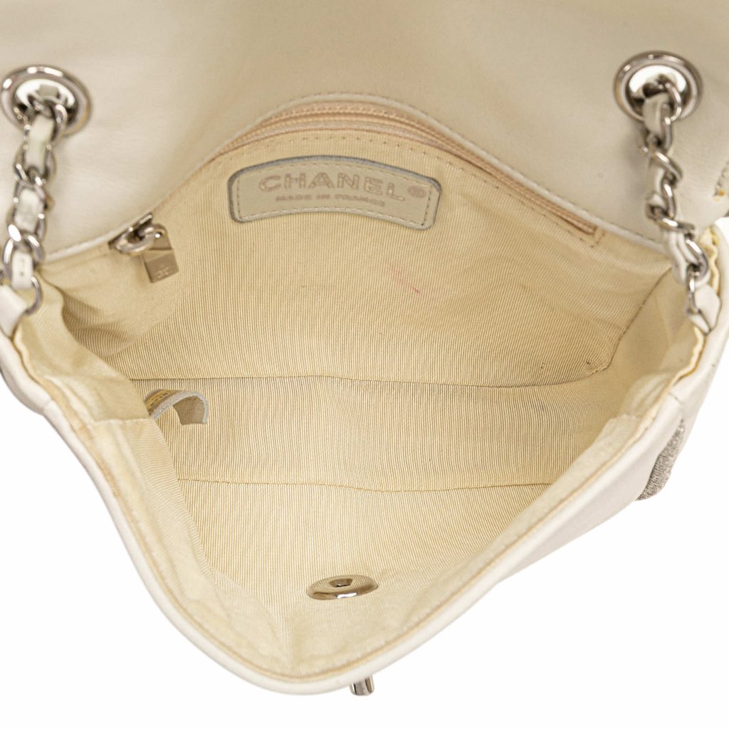 Chanel Mini Quilted Lambskin and Metallic Trim Elementary Chic Flap - 4