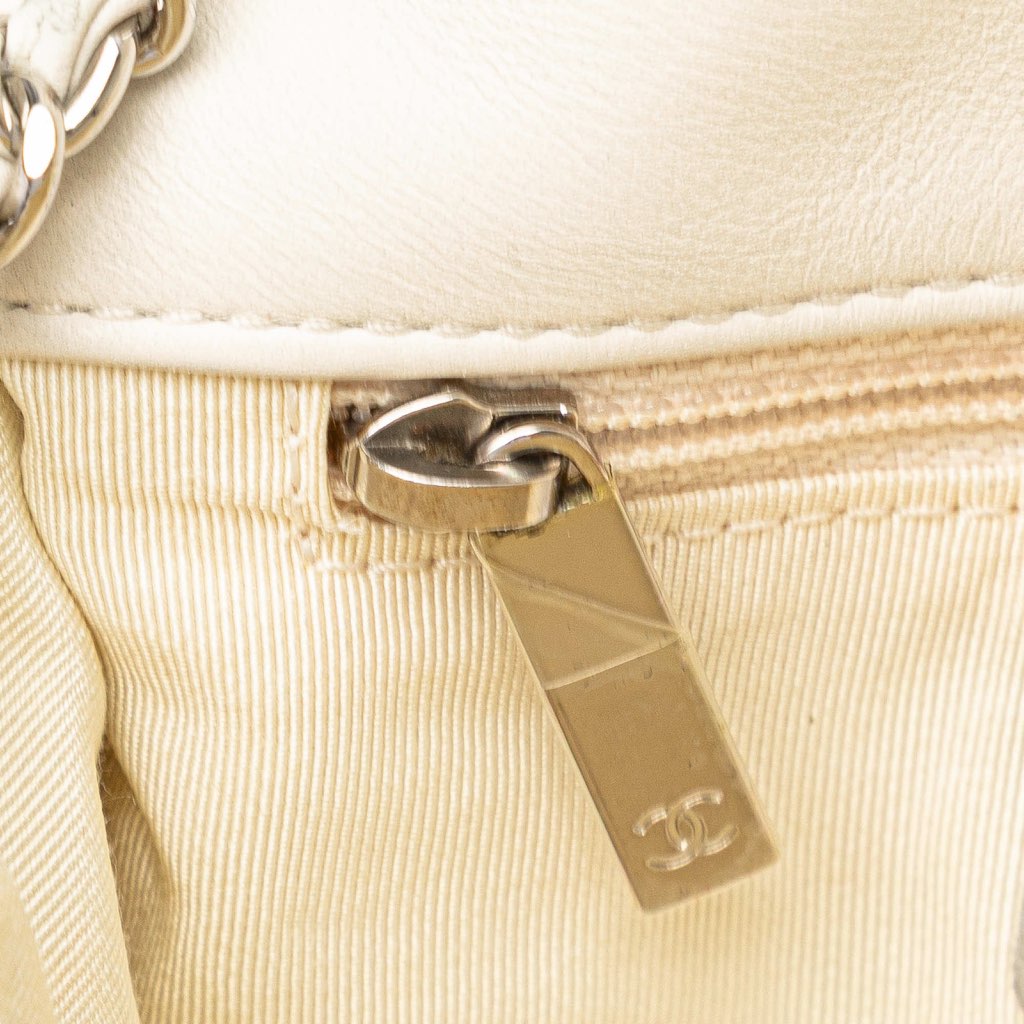 Chanel Mini Quilted Lambskin and Metallic Trim Elementary Chic Flap - Detail 2