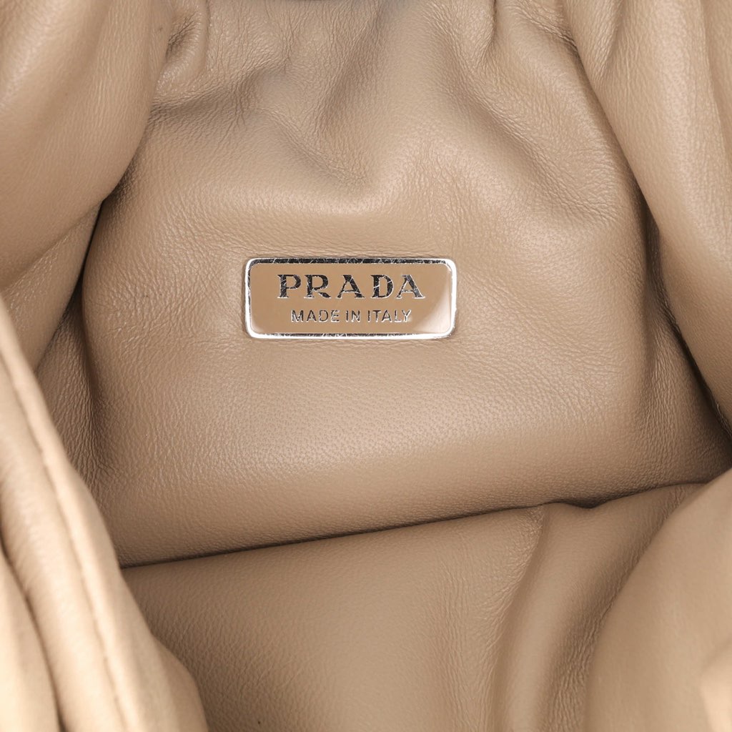 Prada Medium Nappa Soft Padded Double Handled Bag - 5