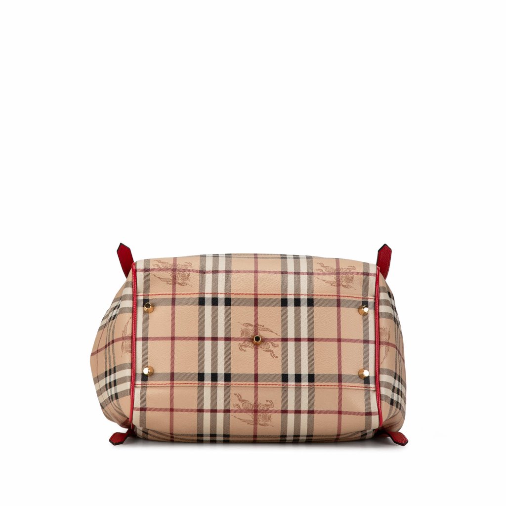 Burberry Haymarket Check Canvas Canterbury Tote - 3