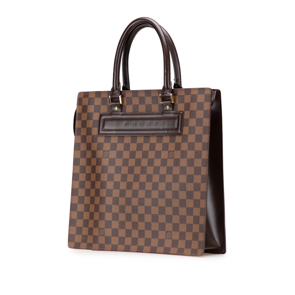 Louis Vuitton Damier Ebene Venice Sac Plat GM - Back view