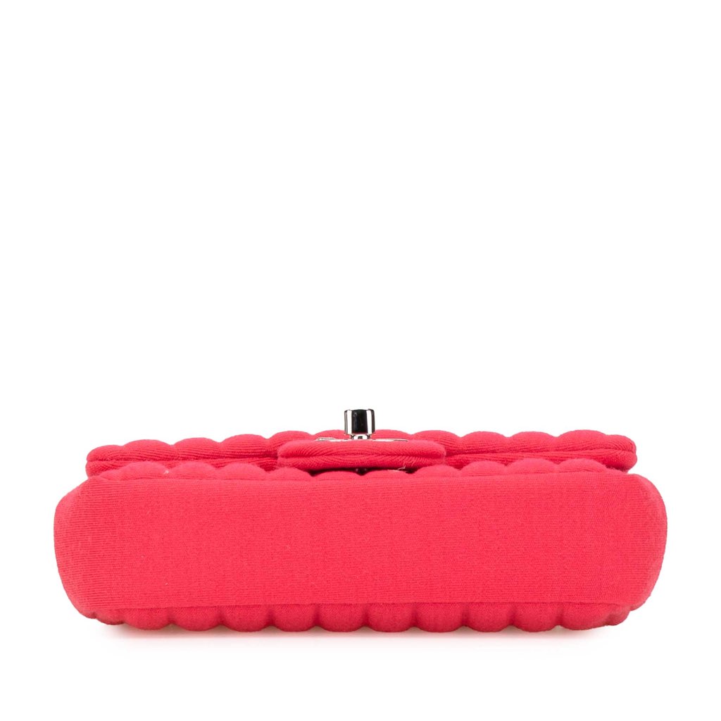 Chanel Mini Vertical Quilted Jersey Single Flap - Image 6