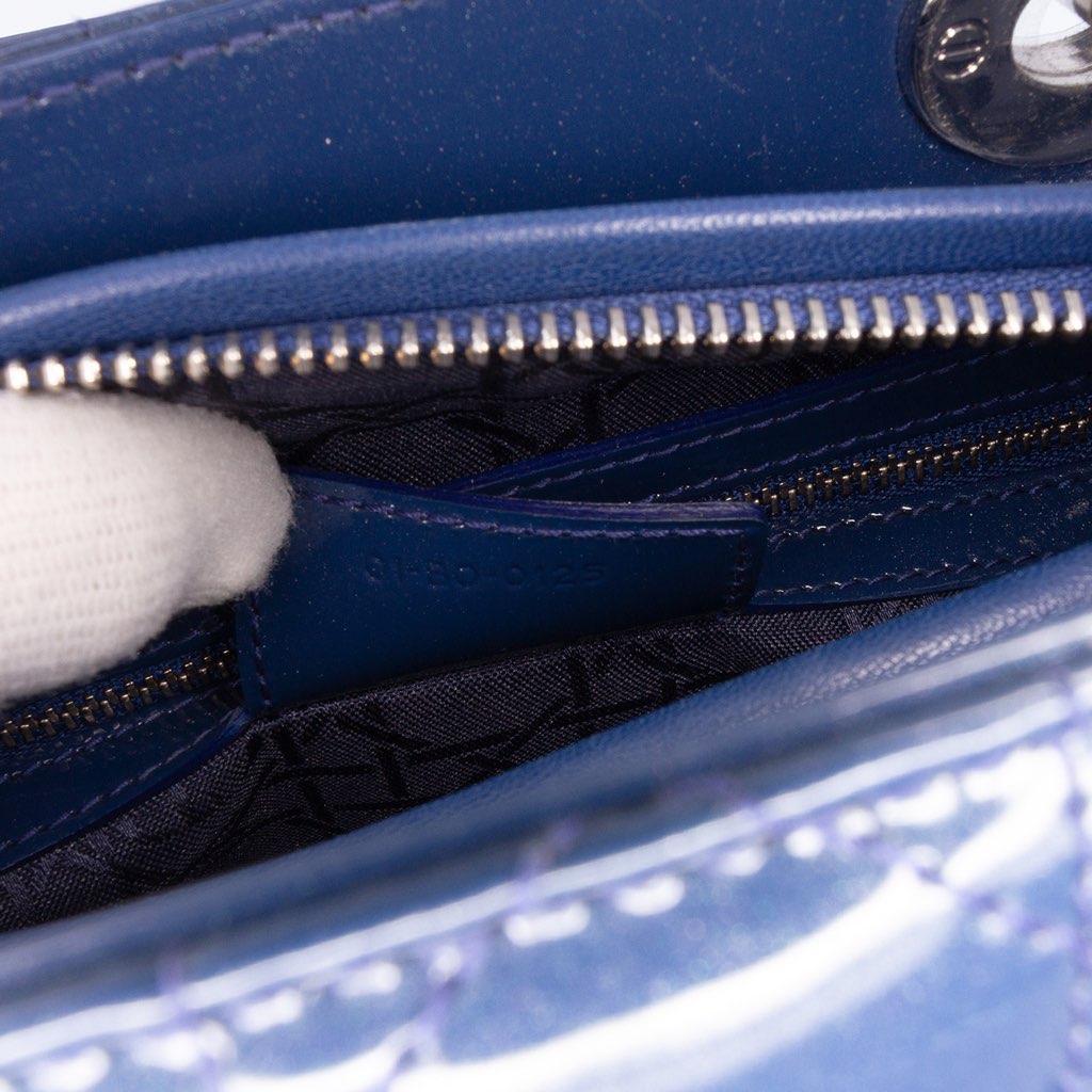 Dior Medium Patent Cannage Lady Dior - 5