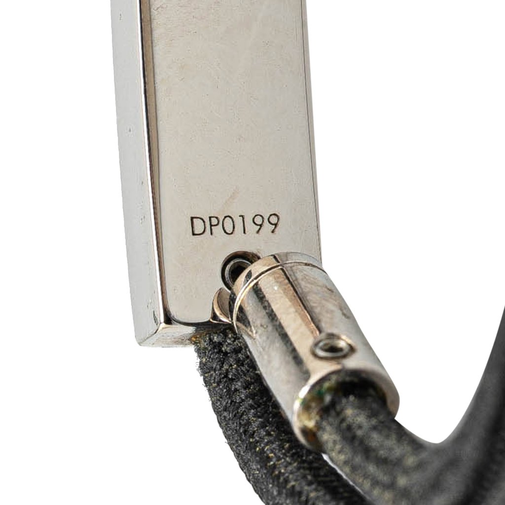 Louis Vuitton Stainless Steel and Nylon LV Space Bracelet - 5