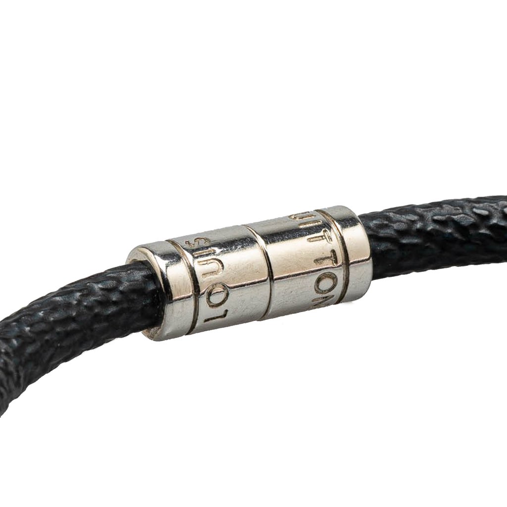 Louis Vuitton Damier Graphite Keep It Bracelet - 4