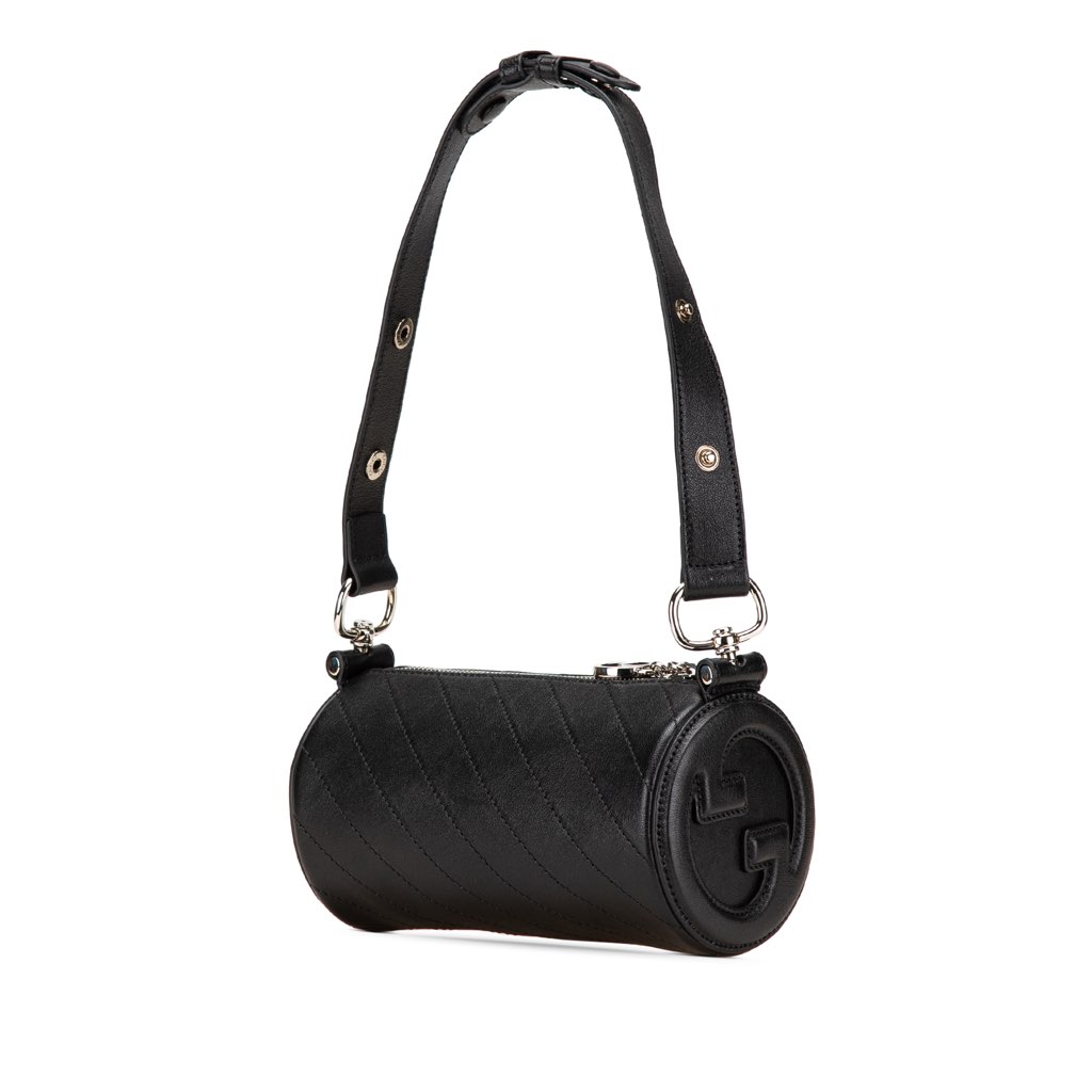 Gucci Mini Leather Blondie Barrel Shoulder Bag - 2