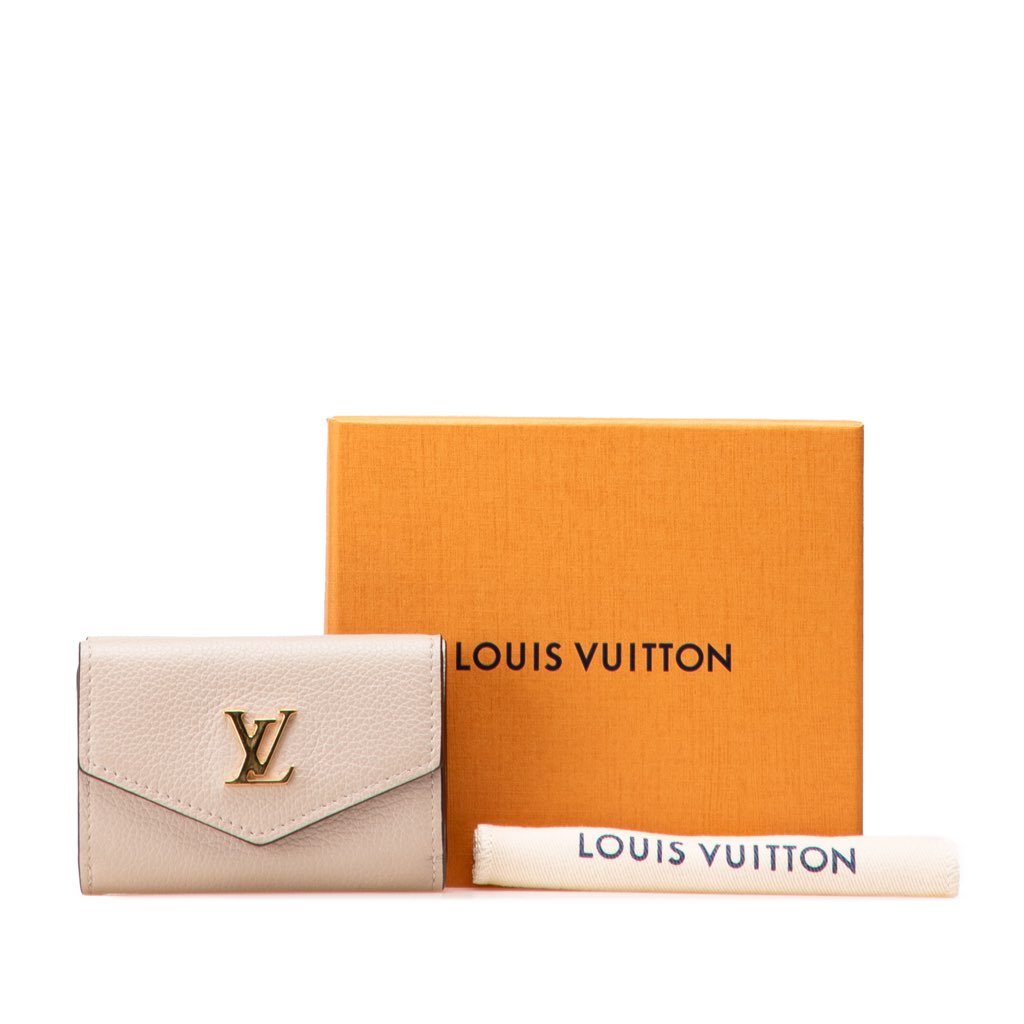 Louis Vuitton Leather Lockmini Compact Wallet - Image 14