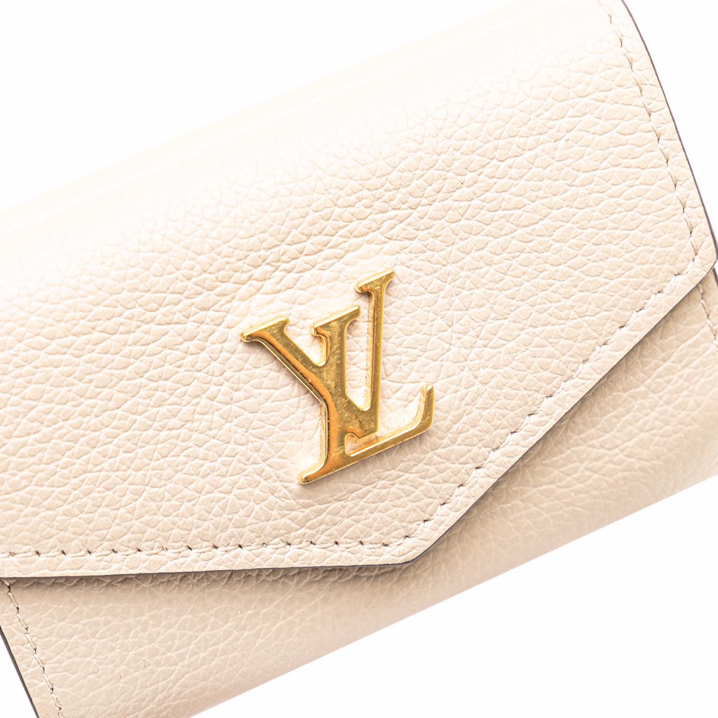 Louis Vuitton Leather Lockmini Compact Wallet - Image 10