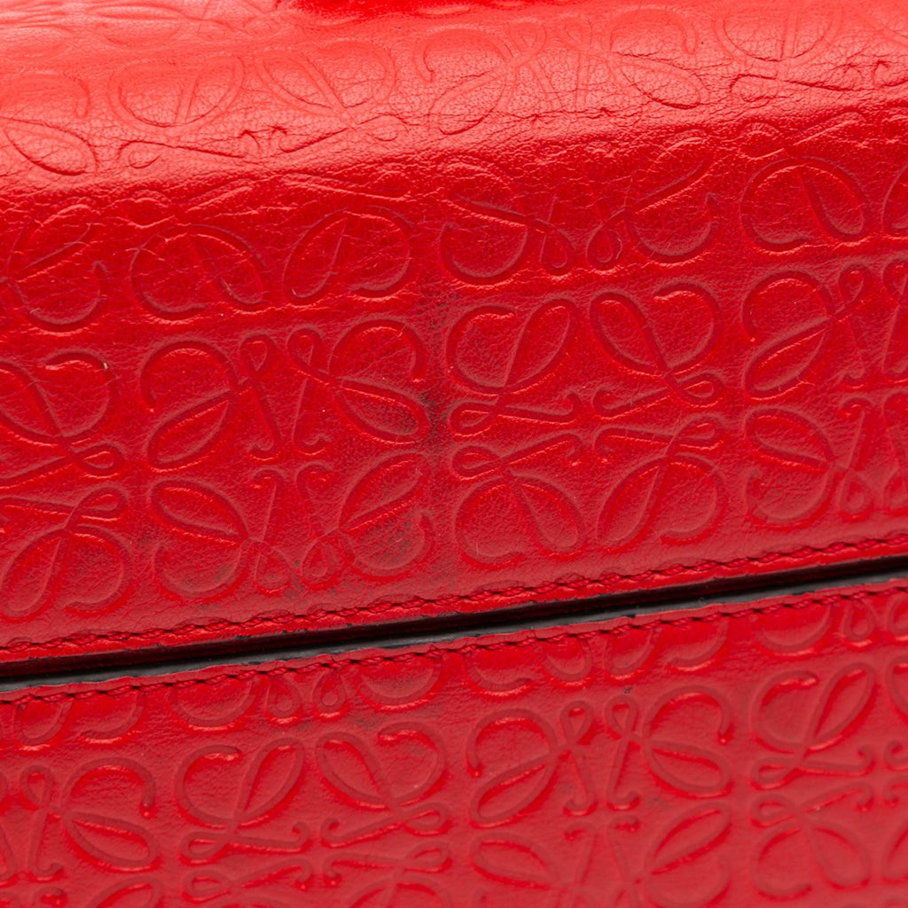 Loewe Leather Repeat Anagram Avenue Crossbody - Detail 1