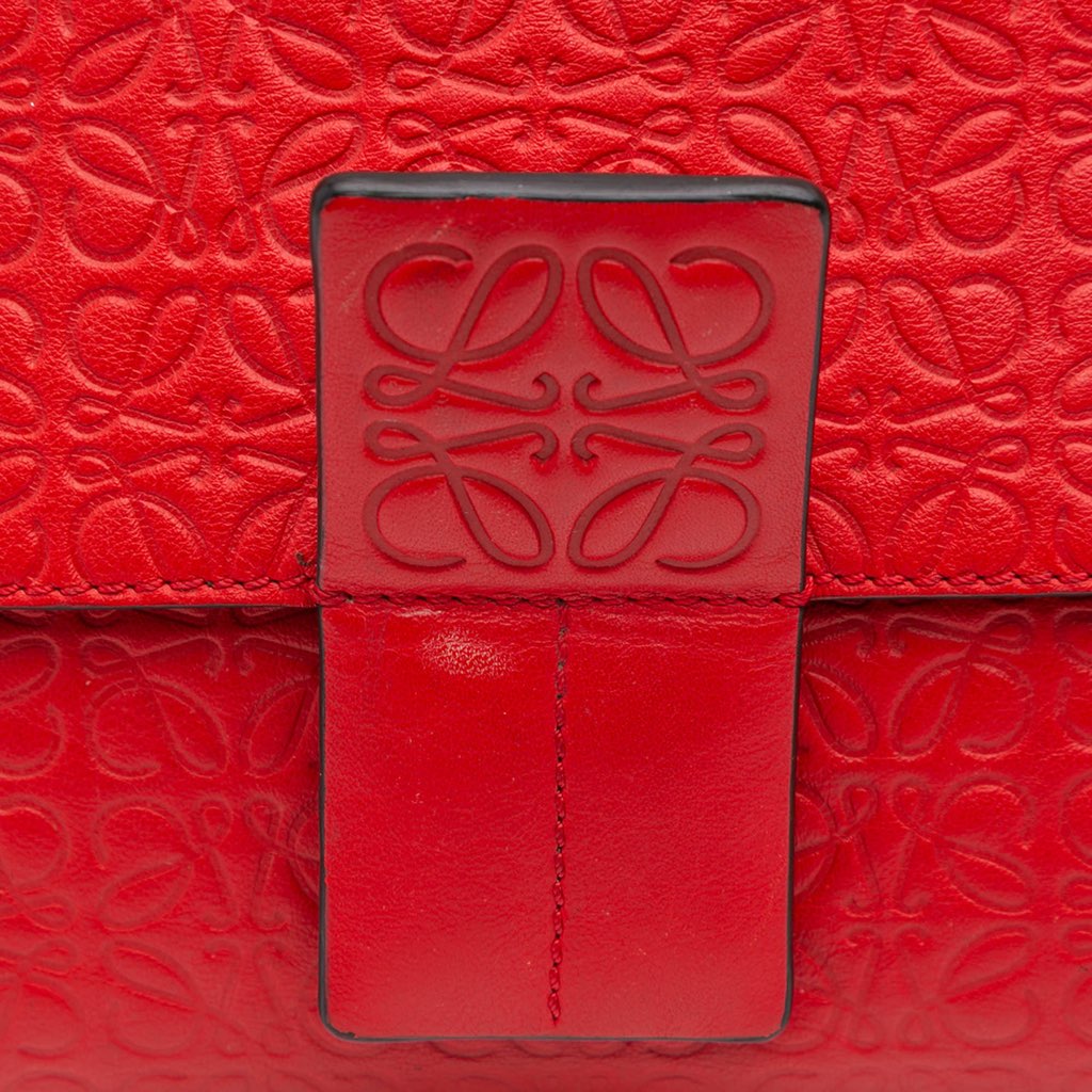 Loewe Leather Repeat Anagram Avenue Crossbody - Detail 2