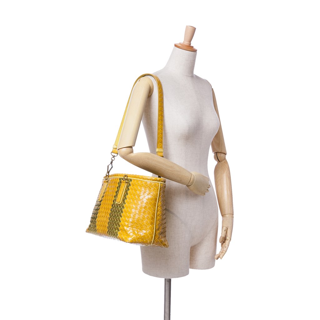 Bottega Veneta Leather Intrecciato Tote - Image 15
