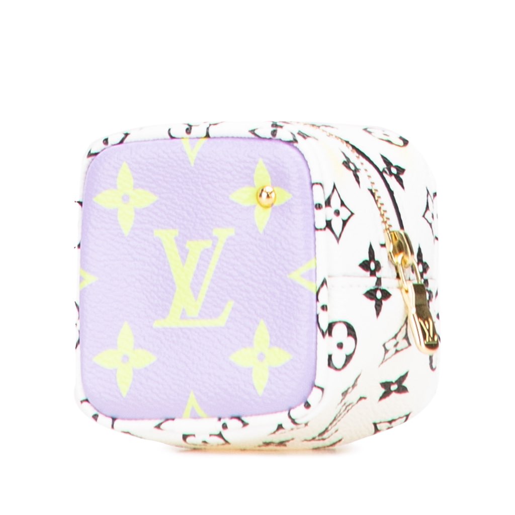 Louis Vuitton Monogram Giant Cube Coin Pouch - Back view