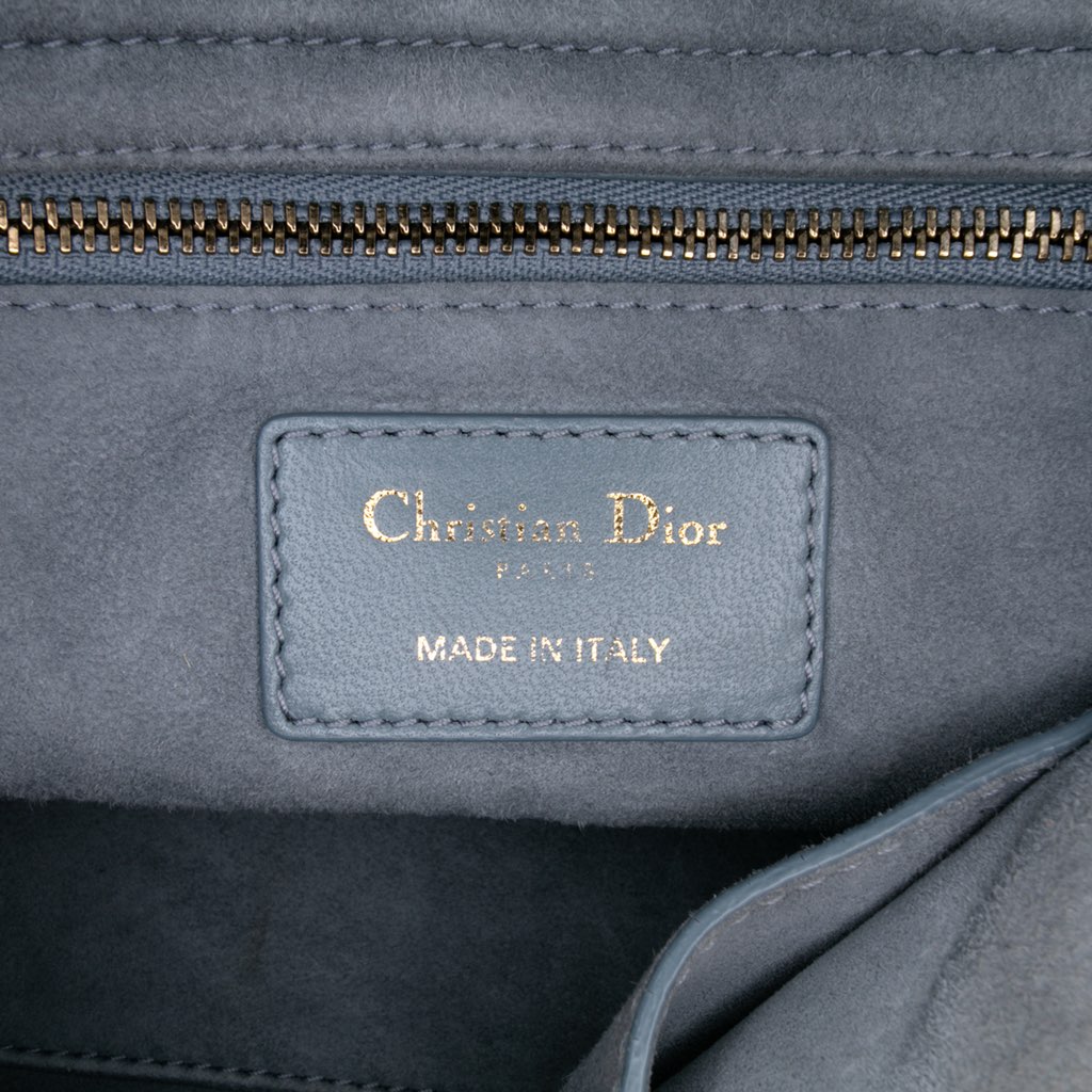 Dior Small Lambskin Cannage Studded Supple Lady Dior - 5