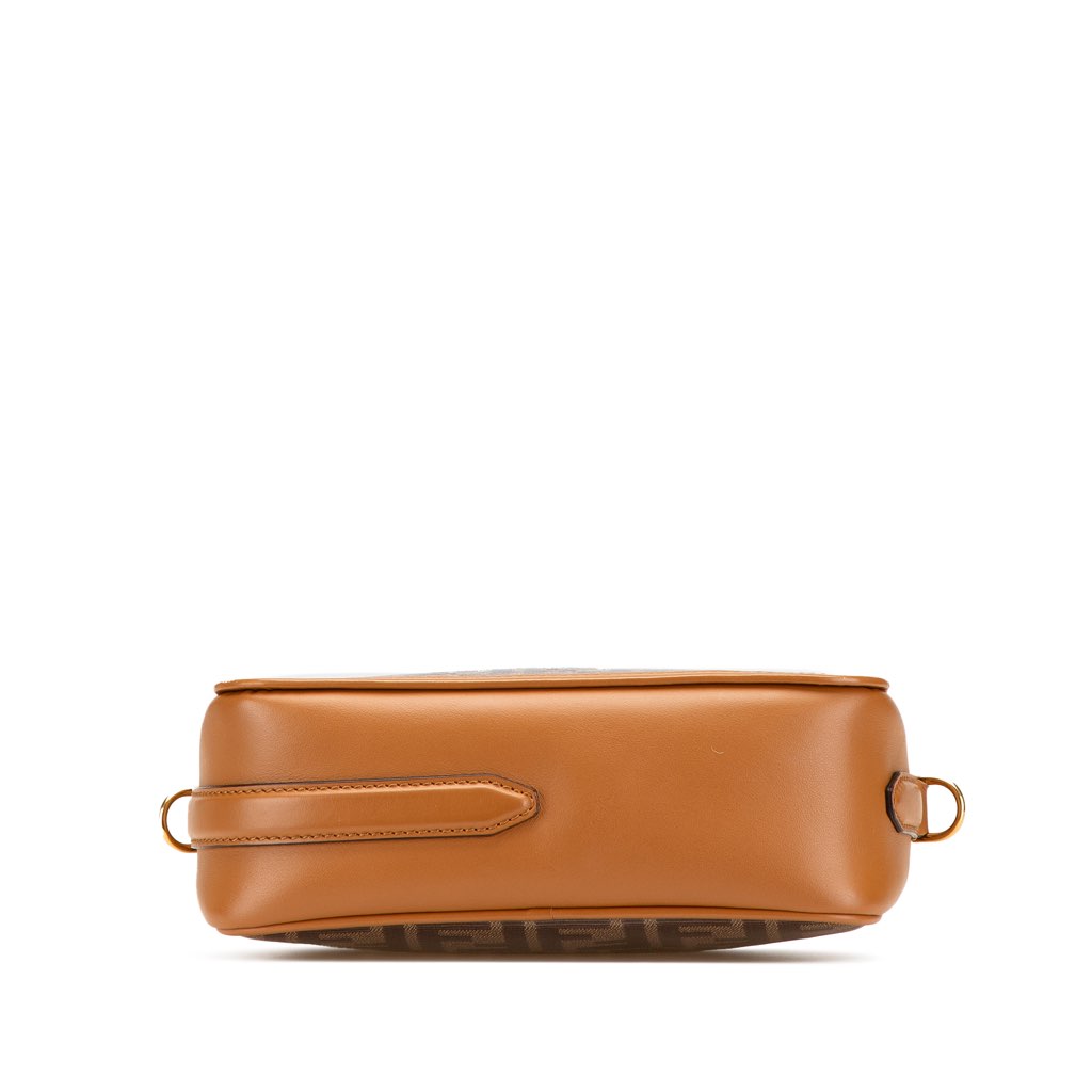 Fendi Glazed Fabric Vitello Century FF 1974 Camera Bag - 3