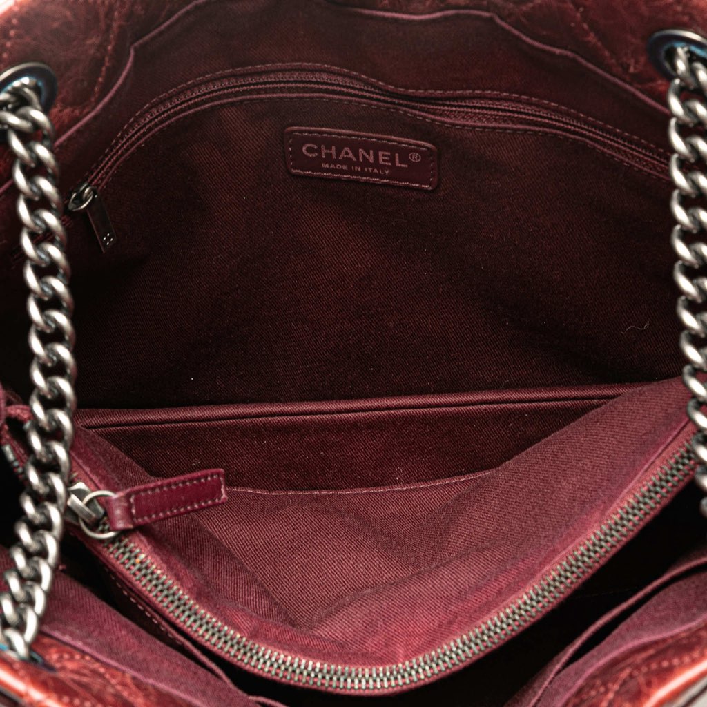 Chanel Quilted Aged Calfskin East West Tote - 4