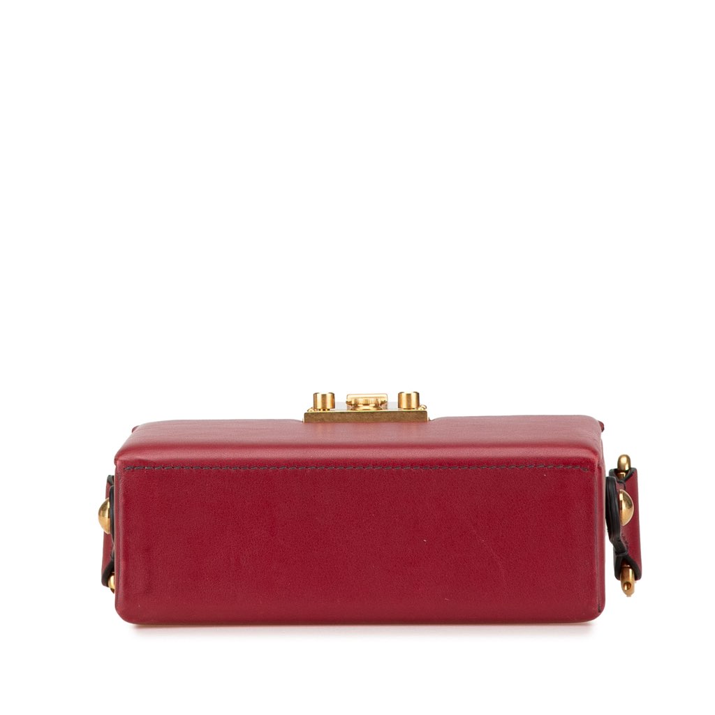 Dior Lambskin Dioraddict Lockbox Crossbody - 3