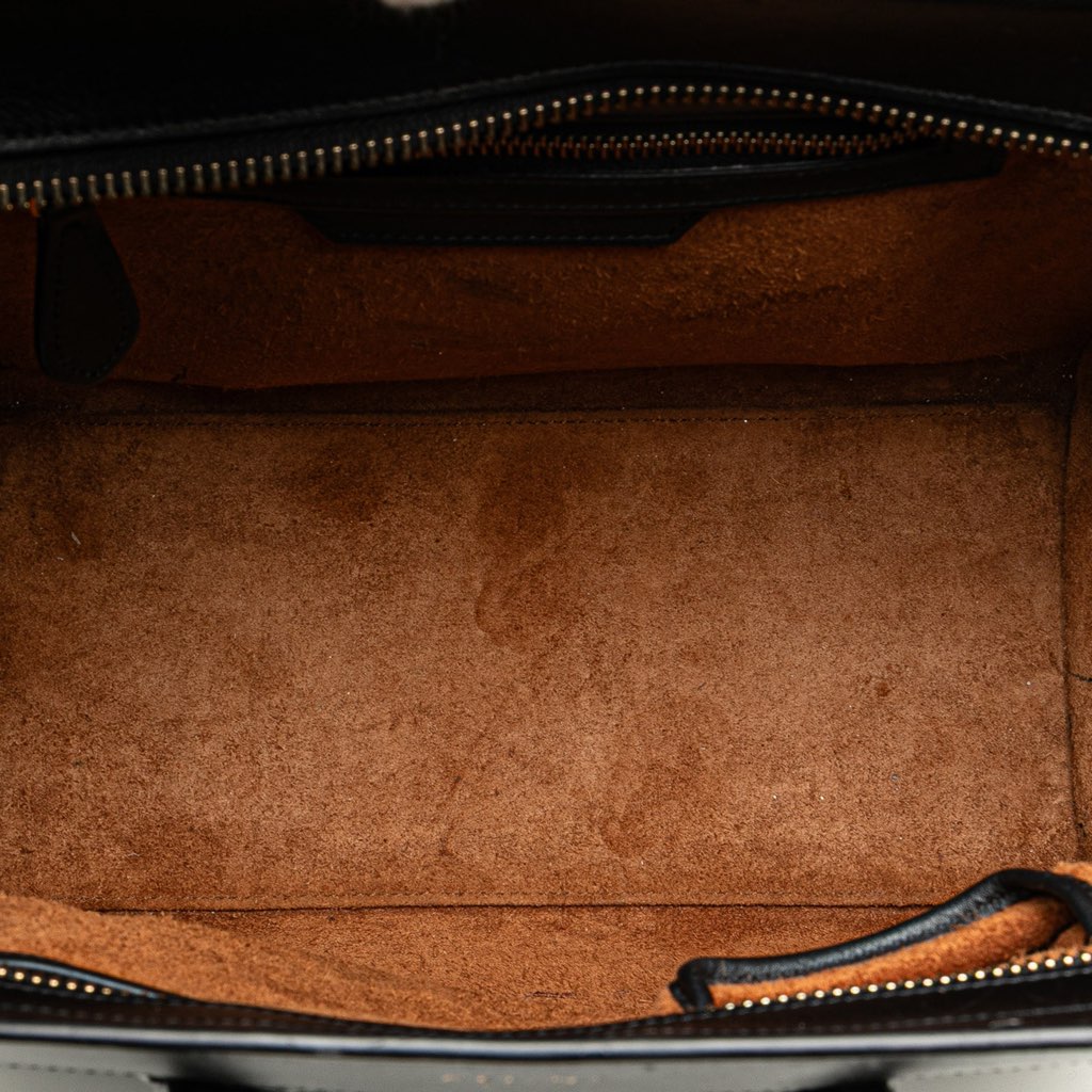 Celine Micro Tricolor Leather Luggage Tote - 4