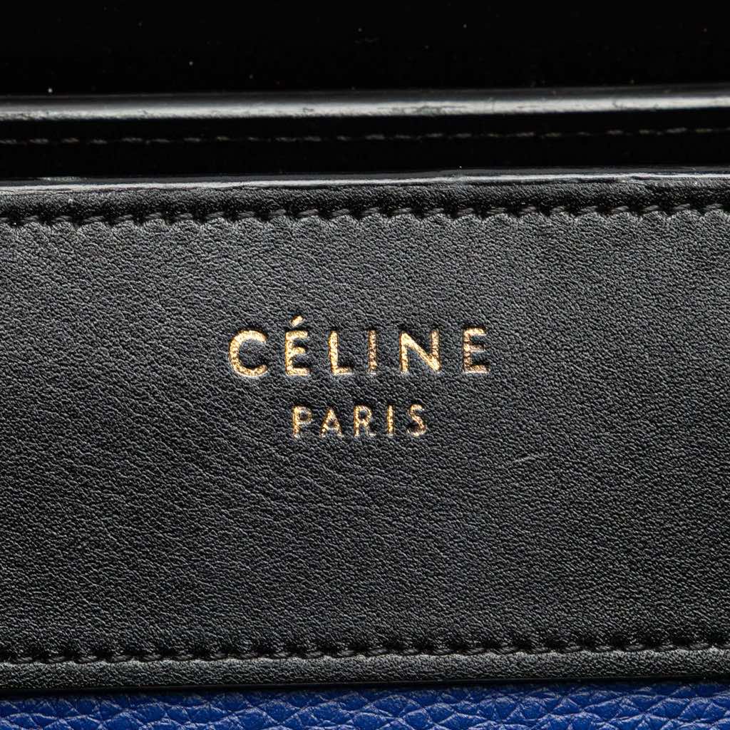 Celine Micro Tricolor Leather Luggage Tote - 5