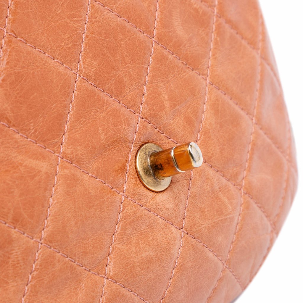 Chanel Medium Aged Calfskin Bubble CC Flap - Image 10