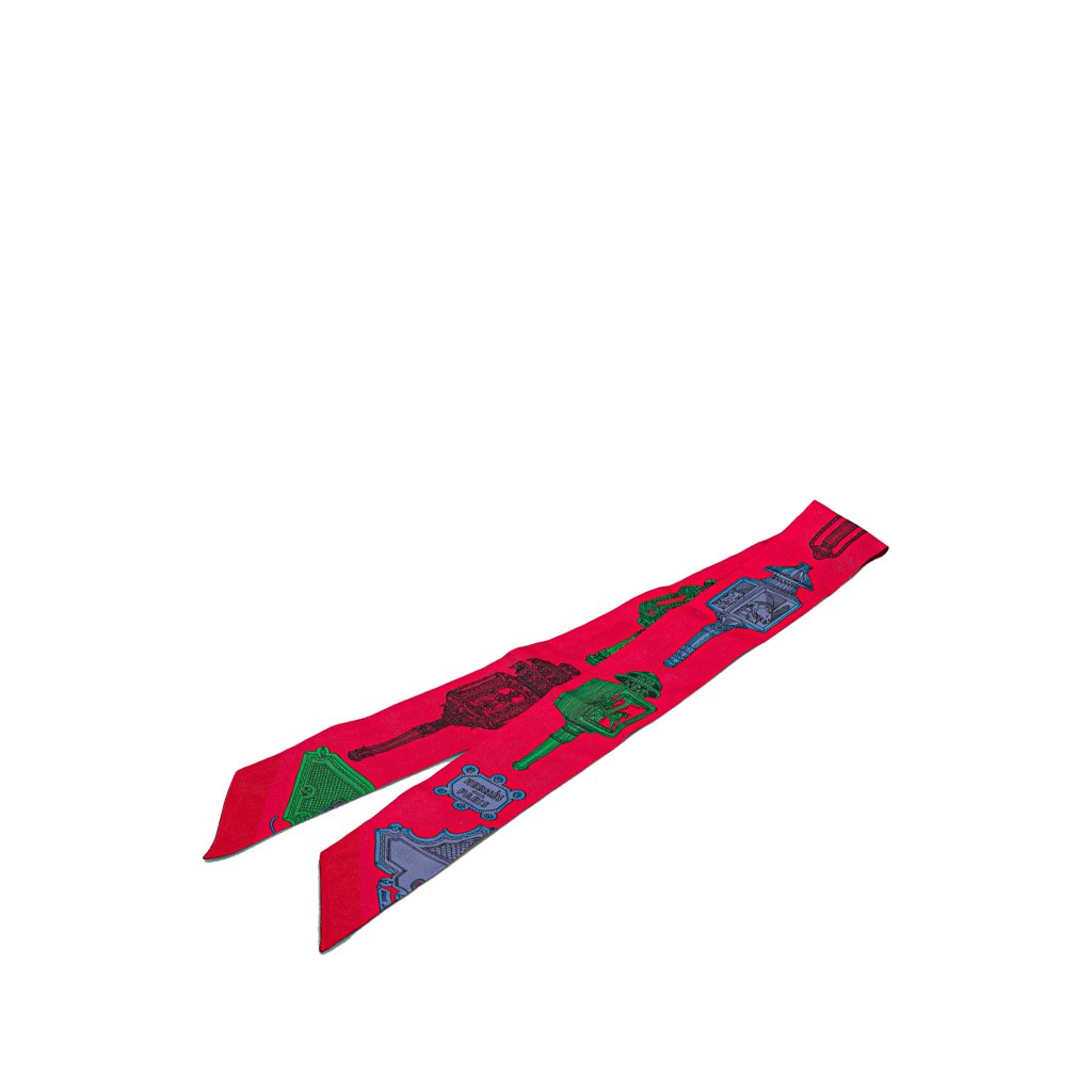 Hermès Merveilleuses Lanternes Twilly Silk Scarf