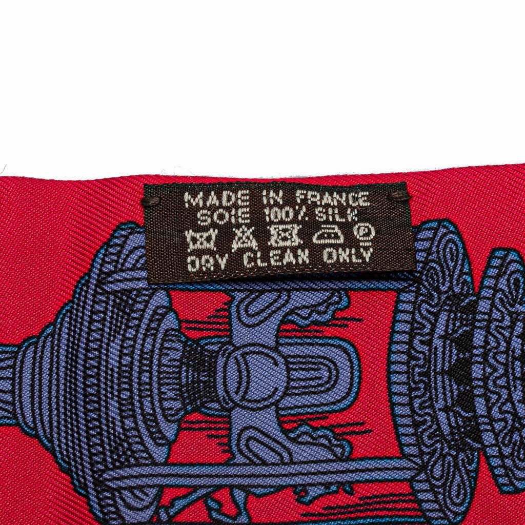 Hermès Merveilleuses Lanternes Twilly Silk Scarf - Image 6