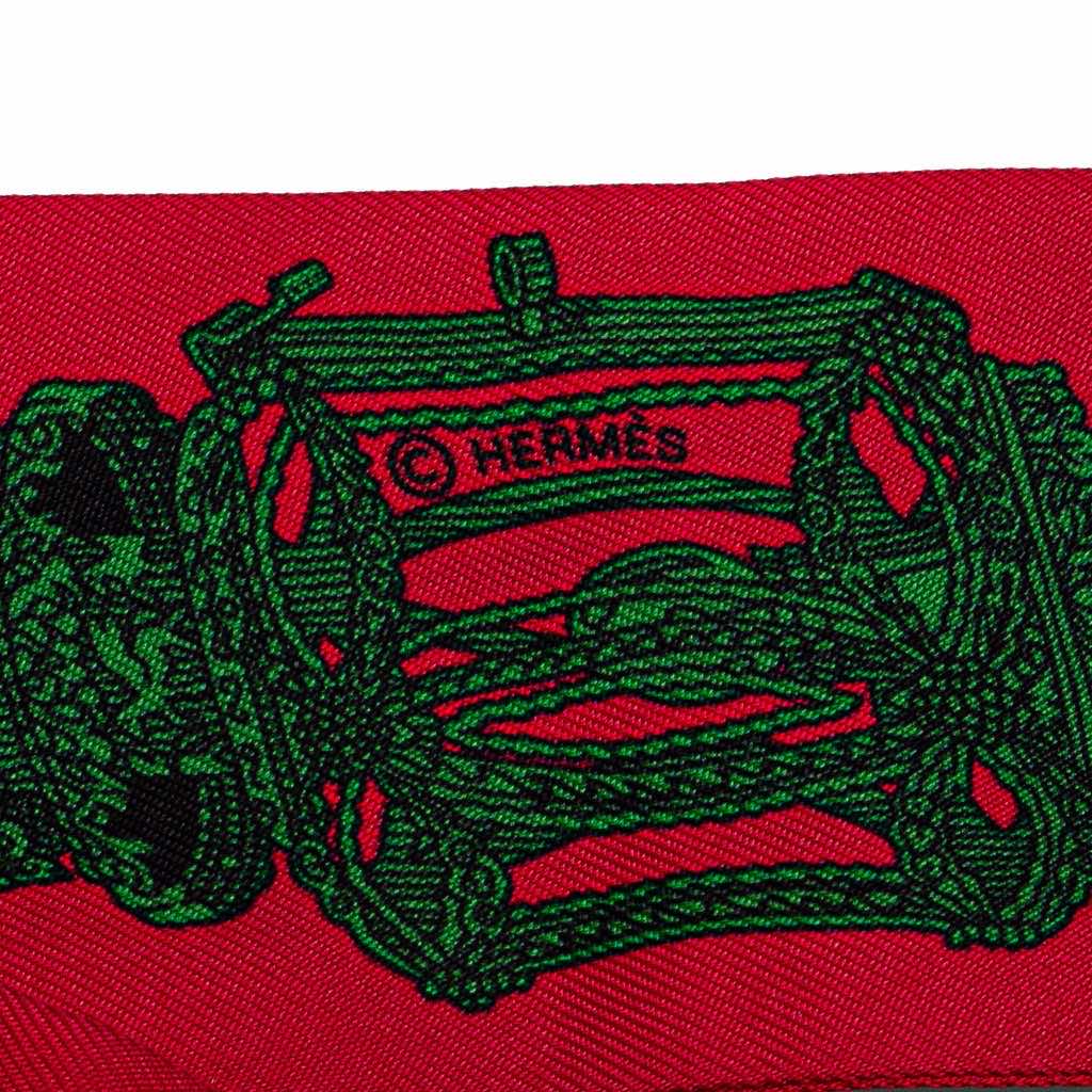 Hermès Merveilleuses Lanternes Twilly Silk Scarf - 4