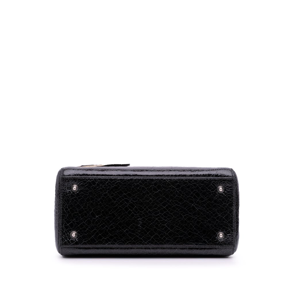 Dior Medium Ceramic Effect Deerskin Jeweled Swan Lady Dior - Image 6