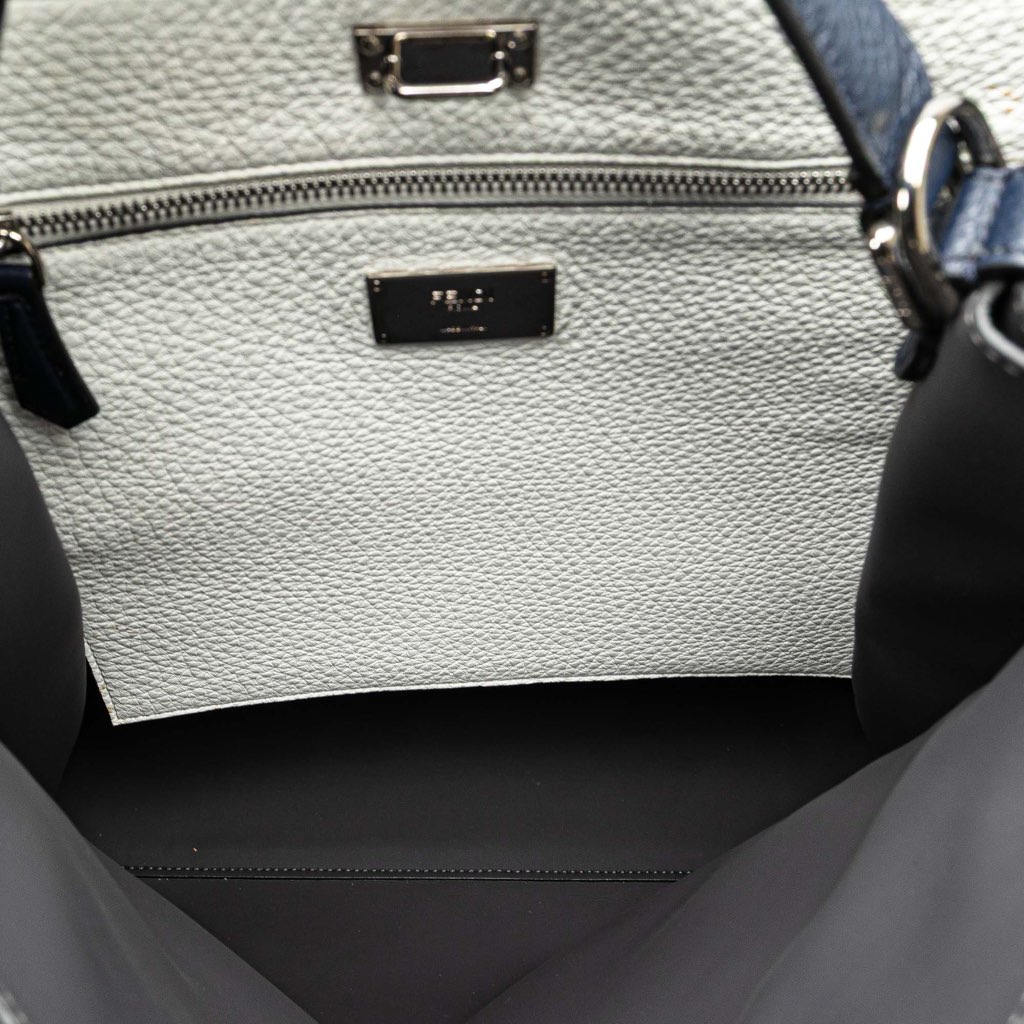 Fendi Leather Peekaboo X-Lite Fit Satchel - 4