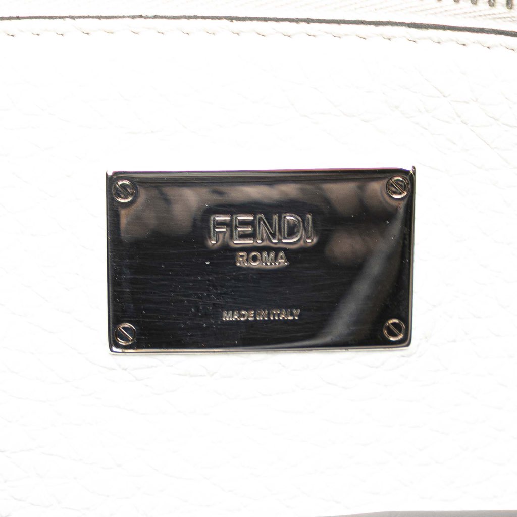 Fendi Leather Peekaboo X-Lite Fit Satchel - 5