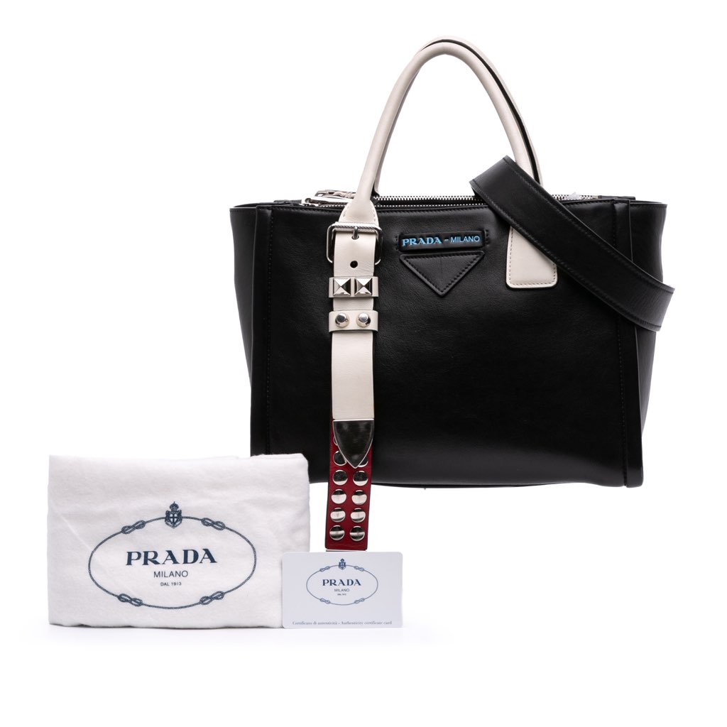 Prada Bicolor Grace Lux Concept Top Handle Bag - Detail 2