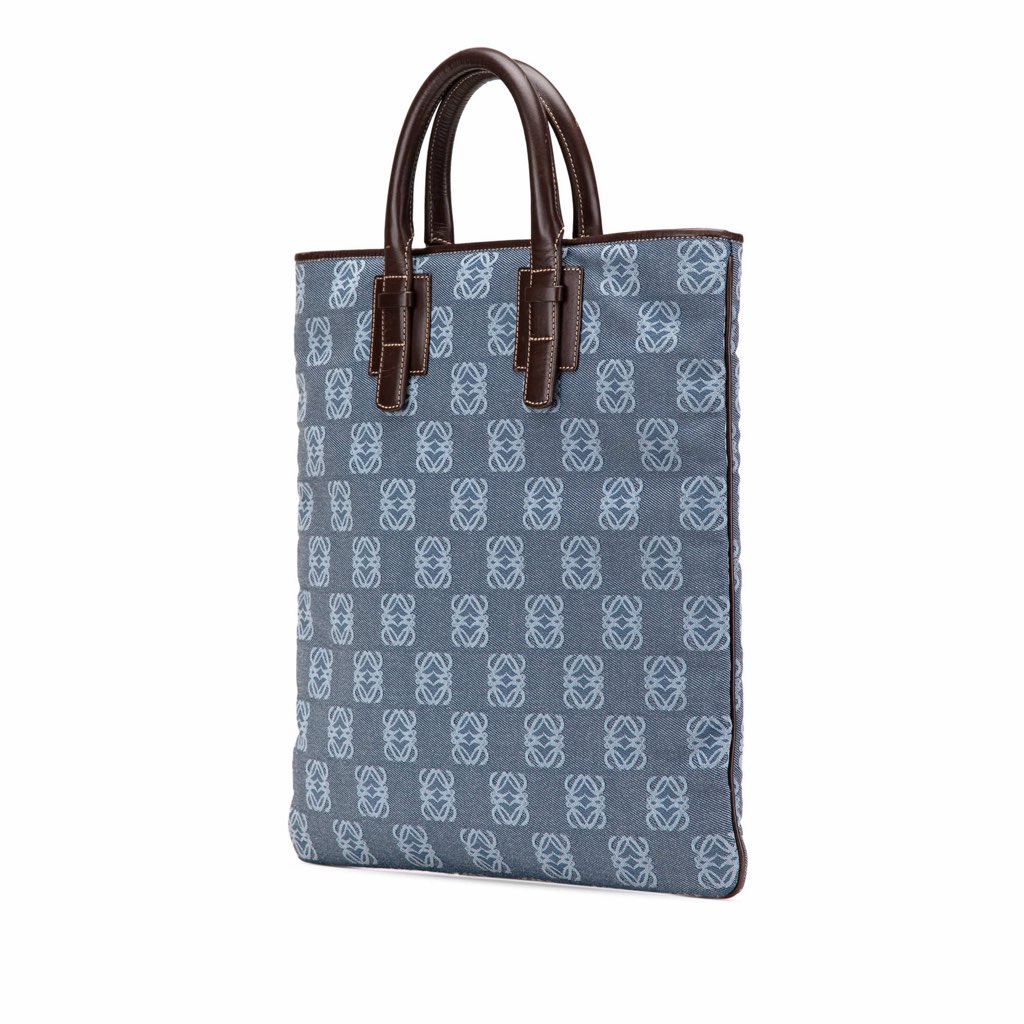 Loewe Anagram Denim Tote - 2