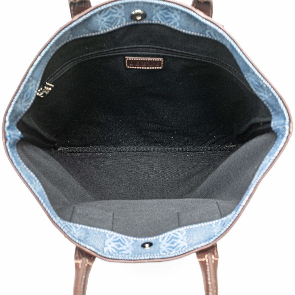 Loewe Anagram Denim Tote - 4