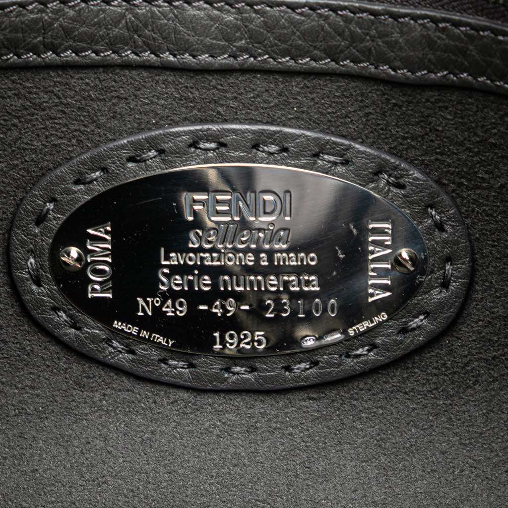 Fendi Leather Selleria Lei Satchel - 5