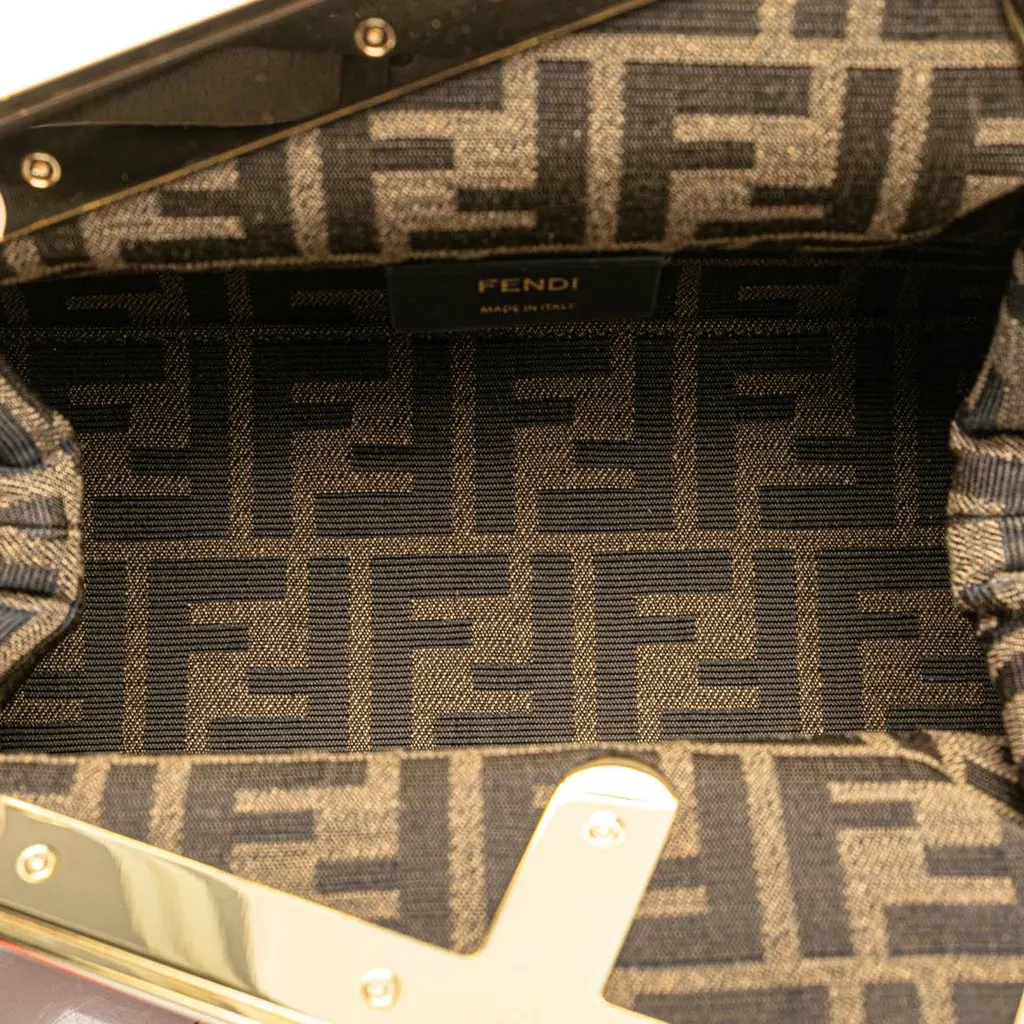 Fendi Small Nappa Fendi First Red Leather Very good - Model View
