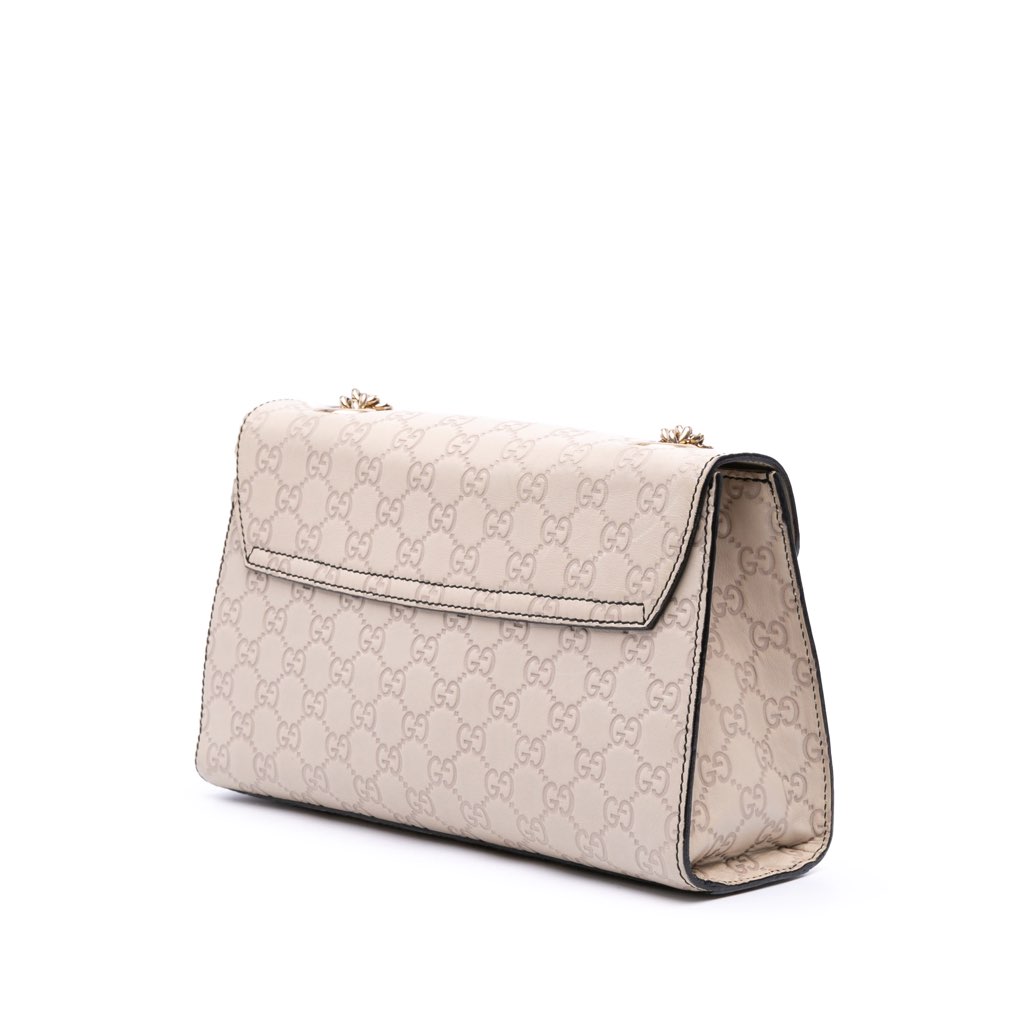 Gucci Medium Guccissima Emily Shoulder Bag - Back view