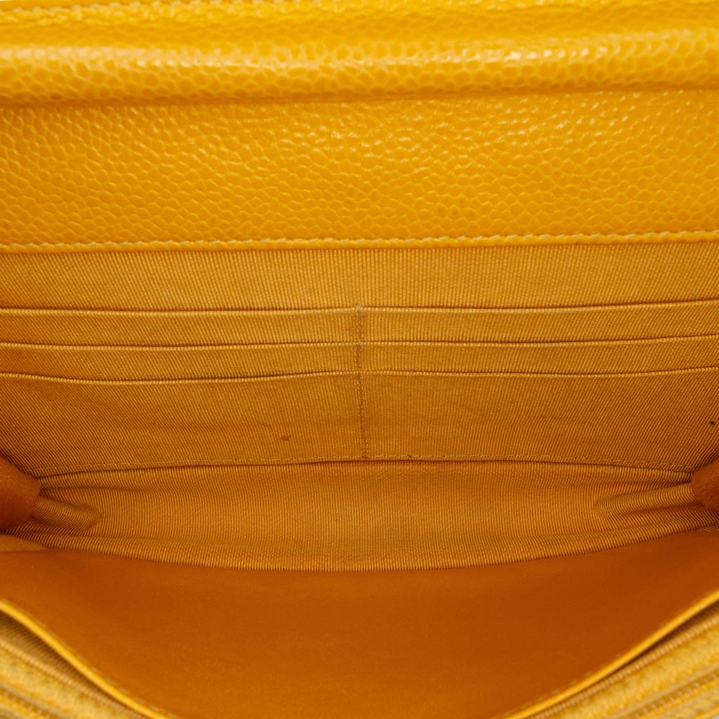 Chanel CC Quilted Caviar Wallet on Chain - 4