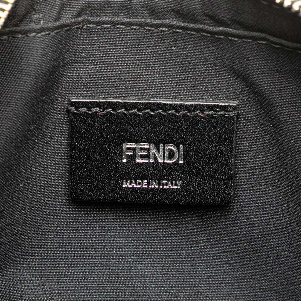 Fendi Zucca Shadow Calfskin Diagonal Camera Bag - 5