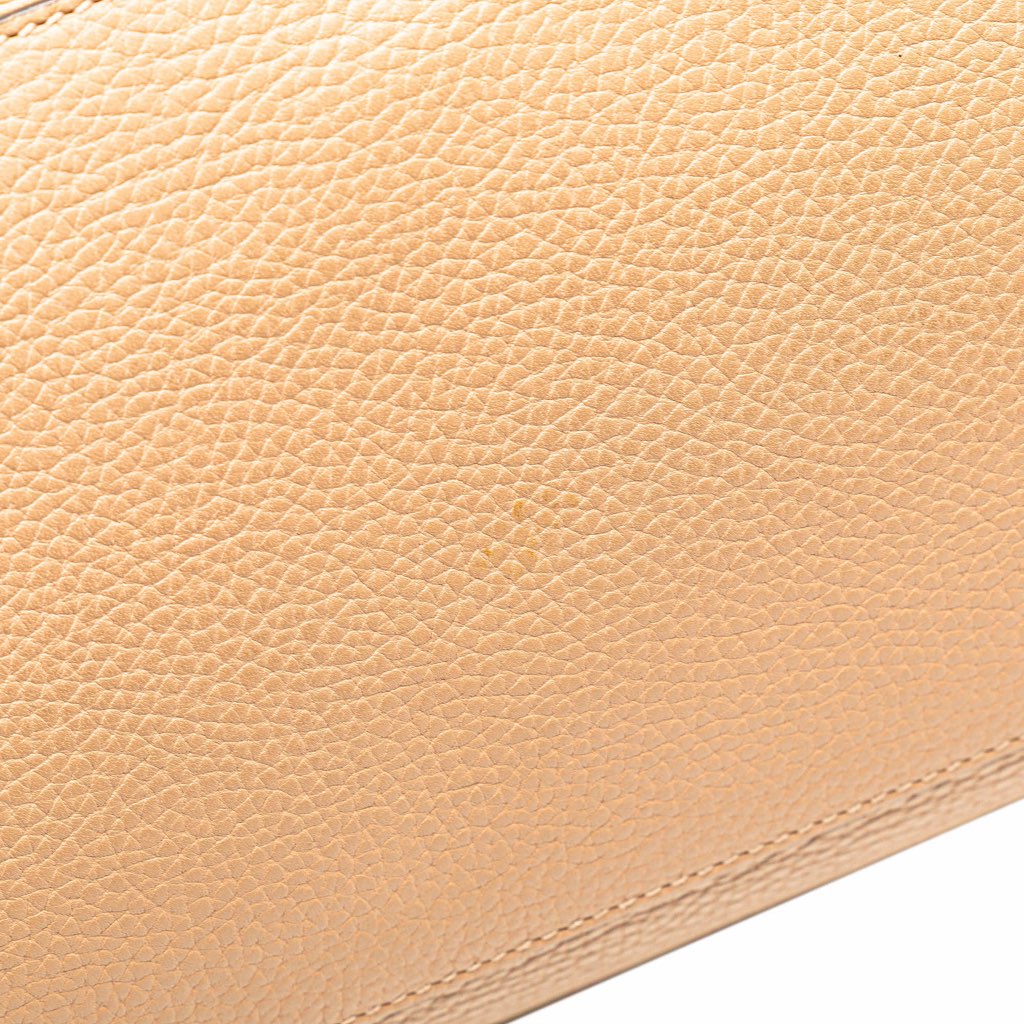 Gucci Large Leather Bamboo Daily Satchel - Detail 1