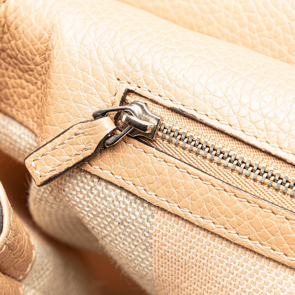 Gucci Large Leather Bamboo Daily Satchel - Image 12