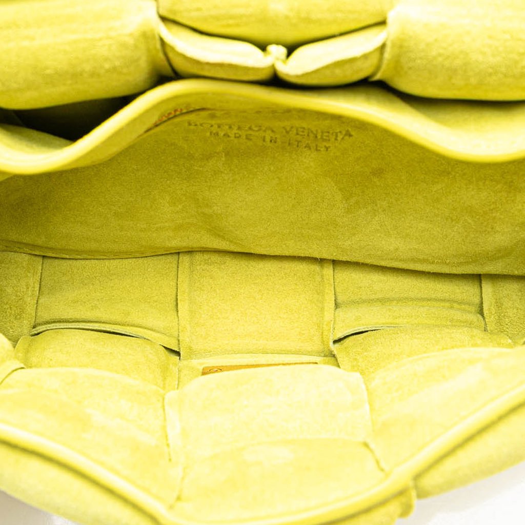 Bottega Veneta Suede Intrecciato Padded Chain Cassette Satchel - 4