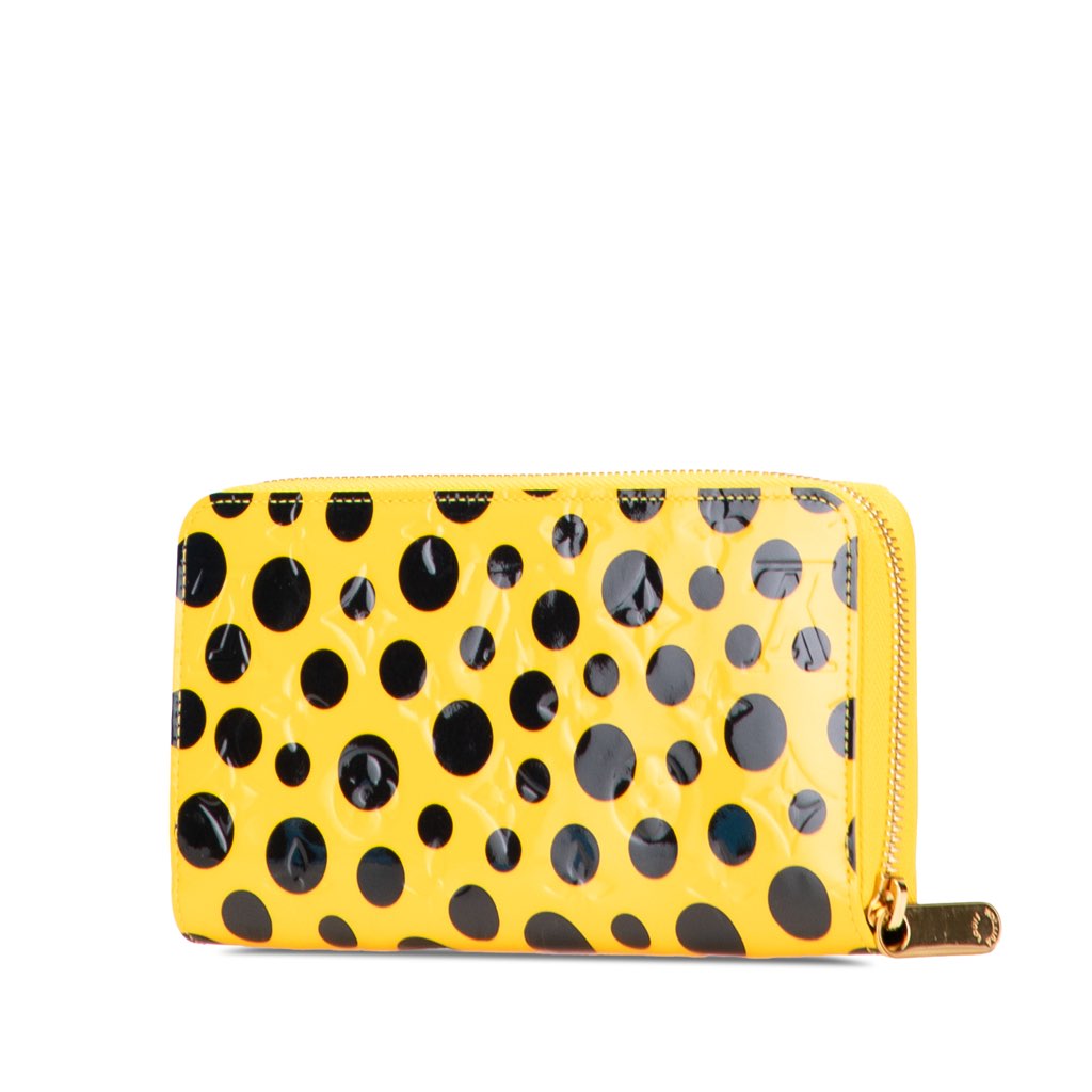 Louis Vuitton Yayoi Kusama Monogram Vernis Infinity Dots Zippy Wallet - Back view