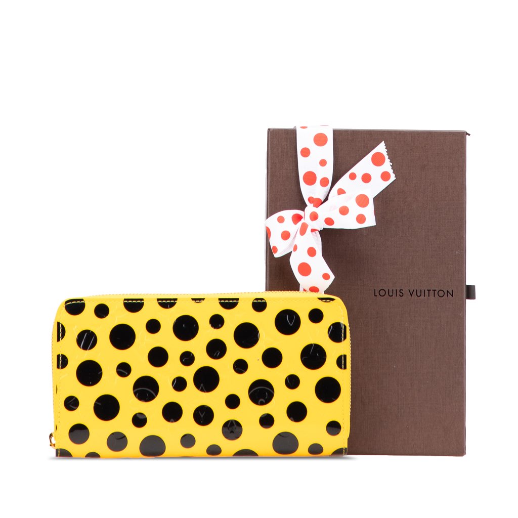Louis Vuitton Yayoi Kusama Monogram Vernis Infinity Dots Zippy Wallet - Image 13