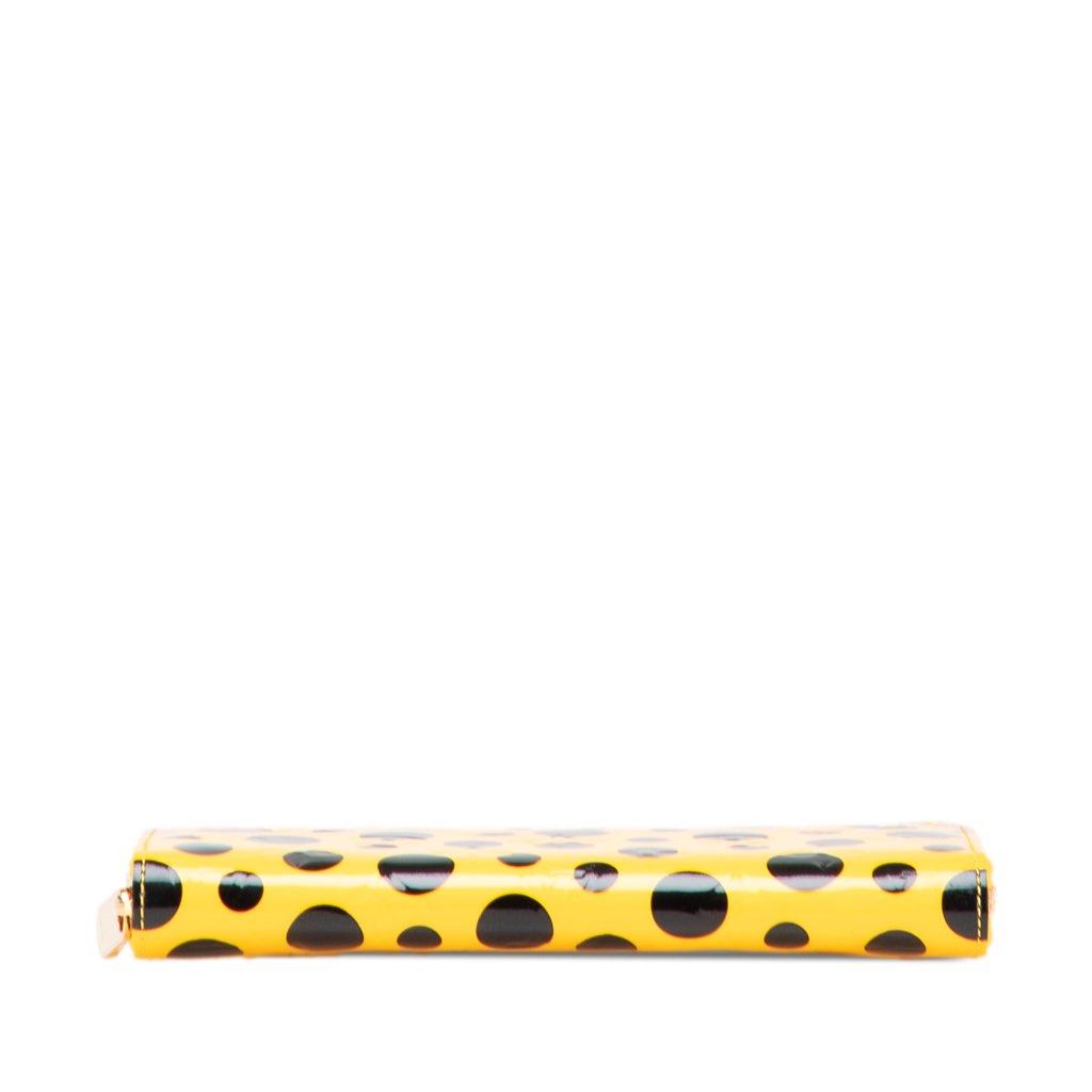 Louis Vuitton Yayoi Kusama Monogram Vernis Infinity Dots Zippy Wallet - Image 6