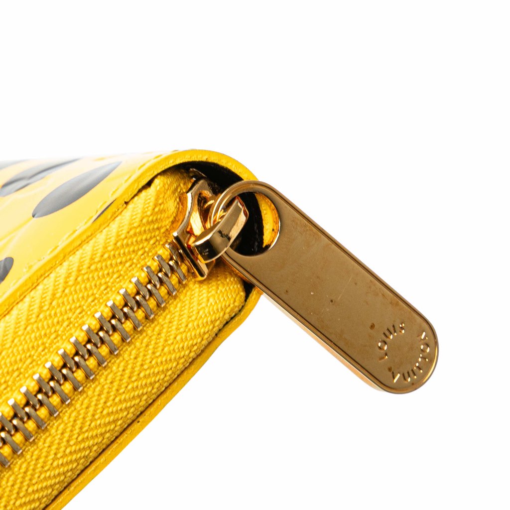 Louis Vuitton Yayoi Kusama Monogram Vernis Infinity Dots Zippy Wallet - Image 10