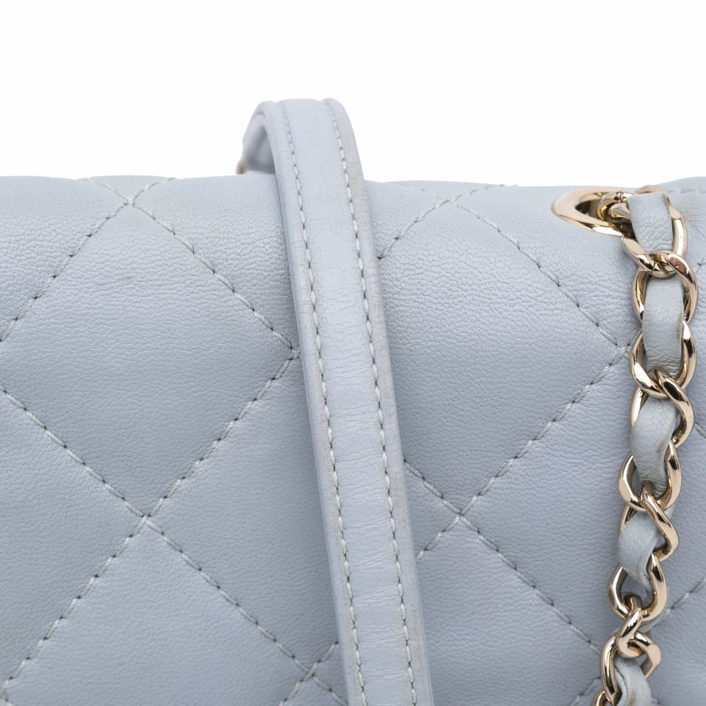Chanel Mini Calfskin Chain Around Flap - Image 11
