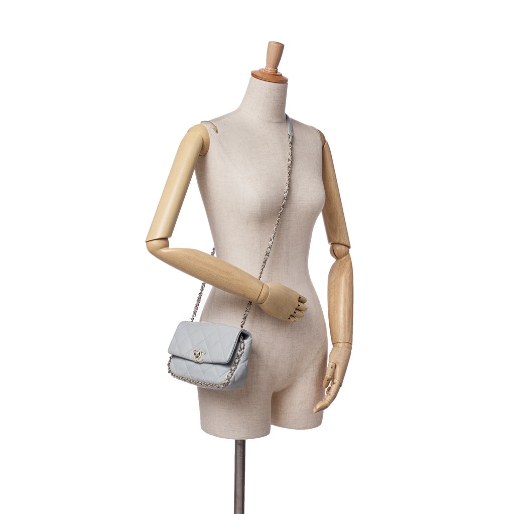 Chanel Mini Calfskin Chain Around Flap - Image 12