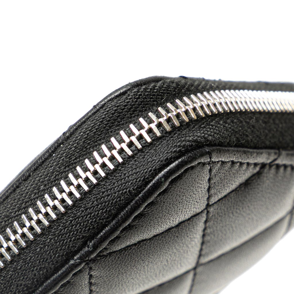 Chanel Quilted Lambskin CC Crystal Coin Pouch - Image 14