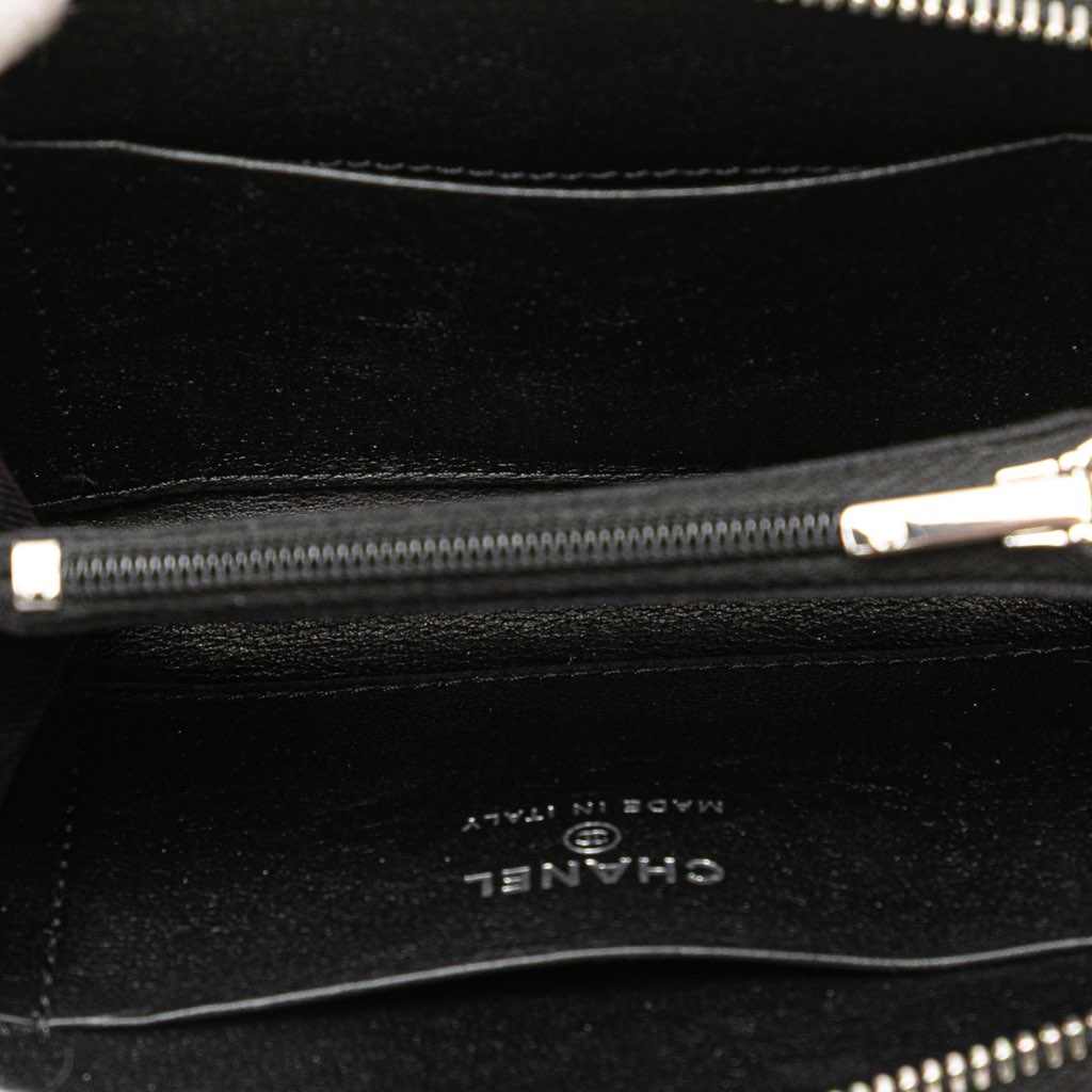 Chanel Quilted Lambskin CC Crystal Coin Pouch - 4